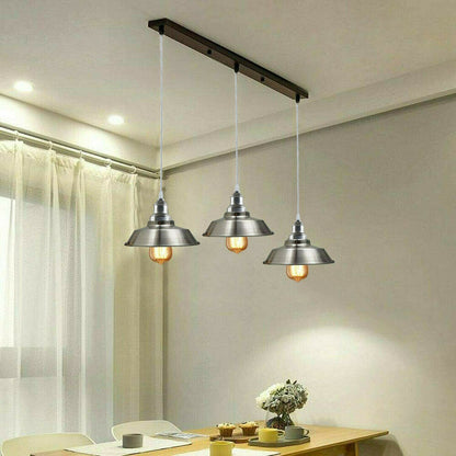 Three-head Metal Bowl Shape Ceiling Pendant Light