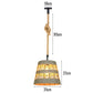 Hemp Rope Iron Ceiling Pendant Light ~ 1573