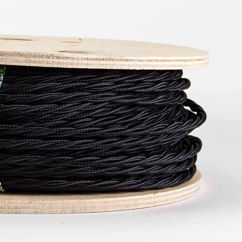 2 Core Twisted Italian Braided Cable, Electrical Fabric Flexible