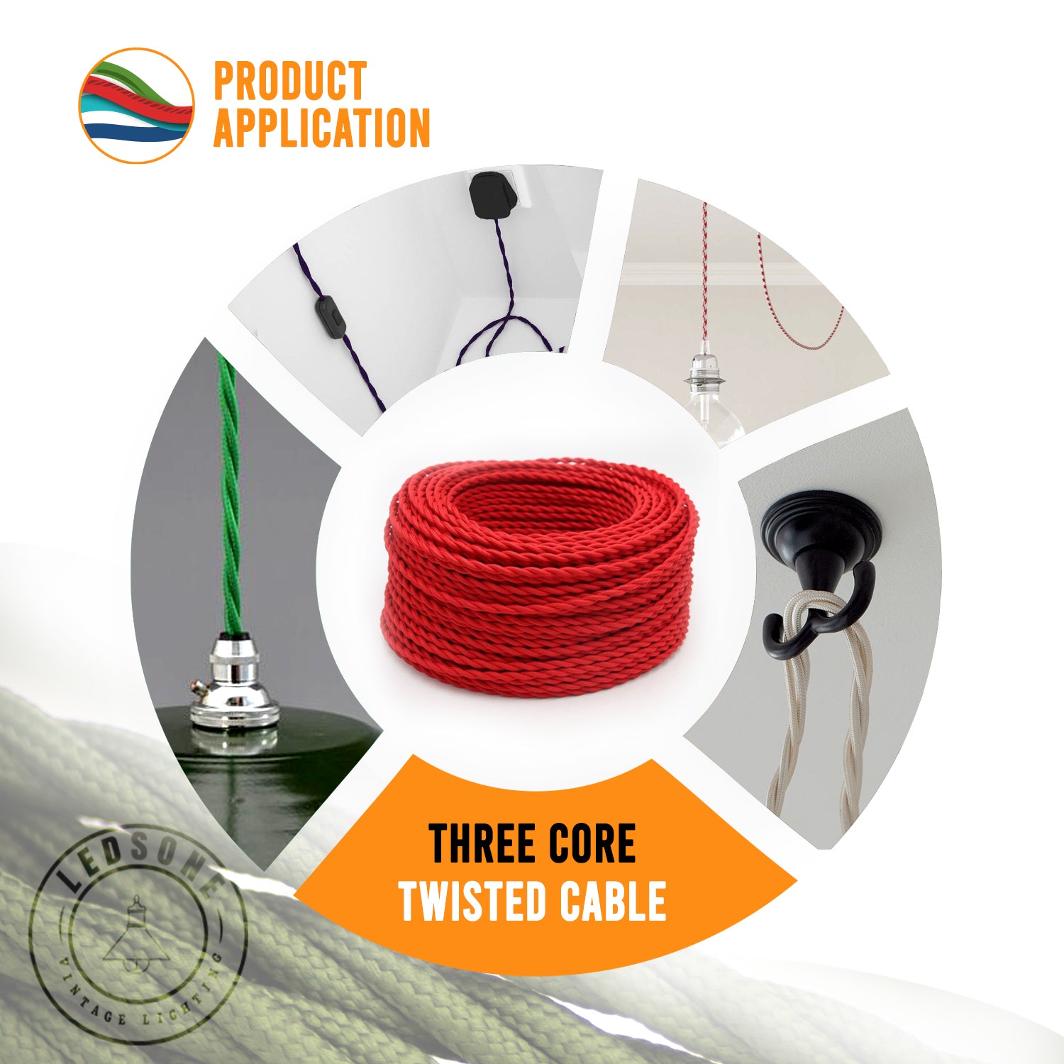 Three Core Twisted Cable