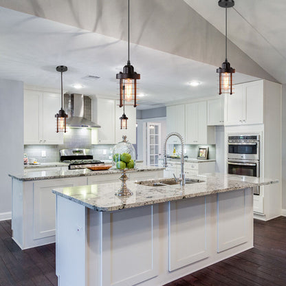 Round Cage Pendant light for kitchenJPG
