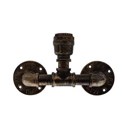  Vintage steampunk Water pipe wall sconce Lamp