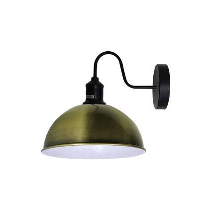Brushed brass wall sconce lamp