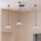 white cone pendant lighting - Application image