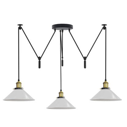 Cone Shape Spider Pendant Light