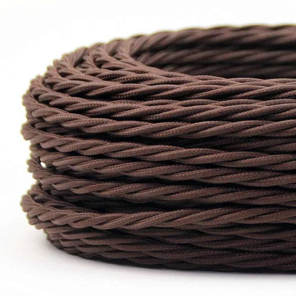 2 core Twisted Italian Braided Cable, Electrical Fabric Flexible