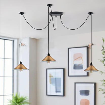 Modern cone pendant lights - Application image