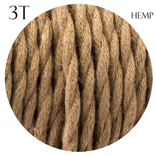 Electric Cable 3 Core Twisted Hemp Rope