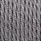 18 Gauge 3 Conductor Twisted Cloth Covered Wire Braided Light Cord Black &White