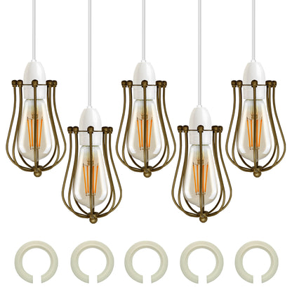 Metal Lampshade light Wire Cage