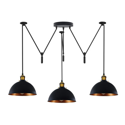 Three-head hanging Spider Pendant Light ~1878