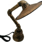 Industrial  Water Pipe Steampunk Plug in Table Lamp - 1602