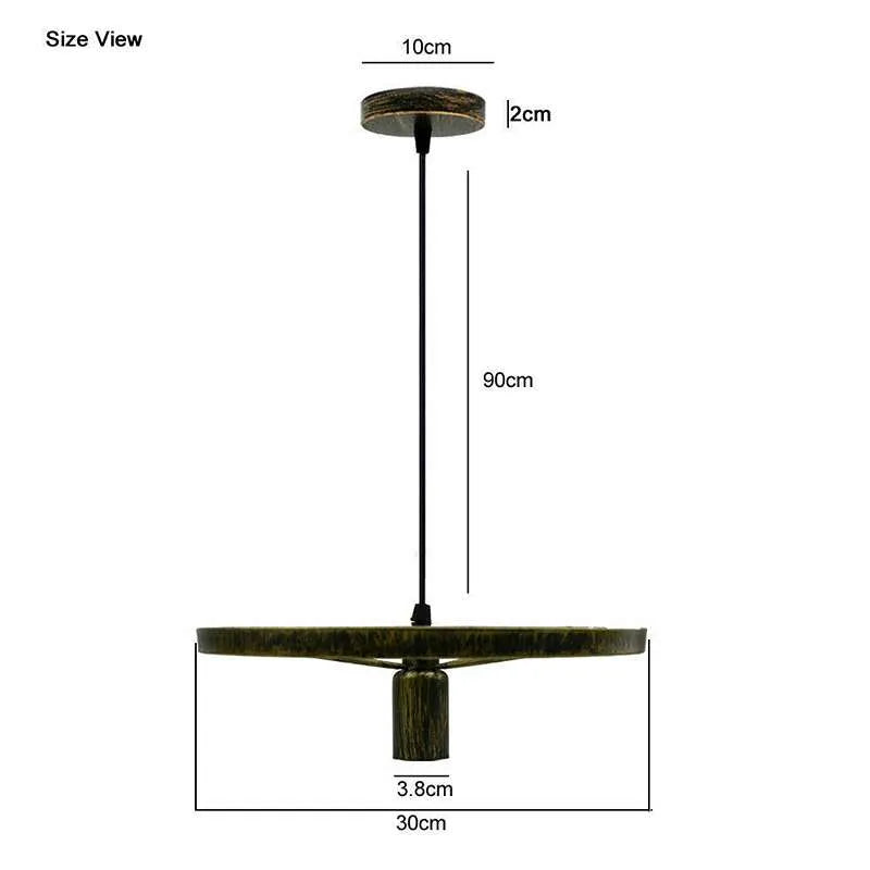 Wheel Light Hanging Pendant.Size Image
