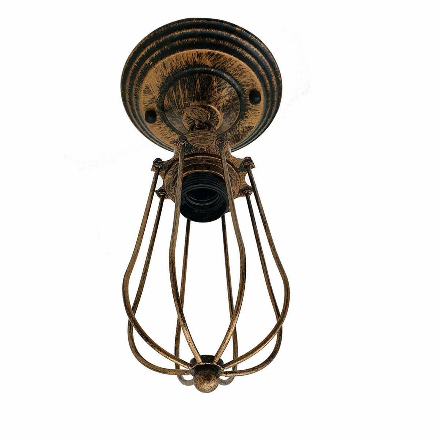 Industrial Vintage Wall Light with Adjustable Joint Wire Metal Cage Wall Sconce Fixture~1609