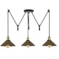 Cone Shape Spider Pendant Light