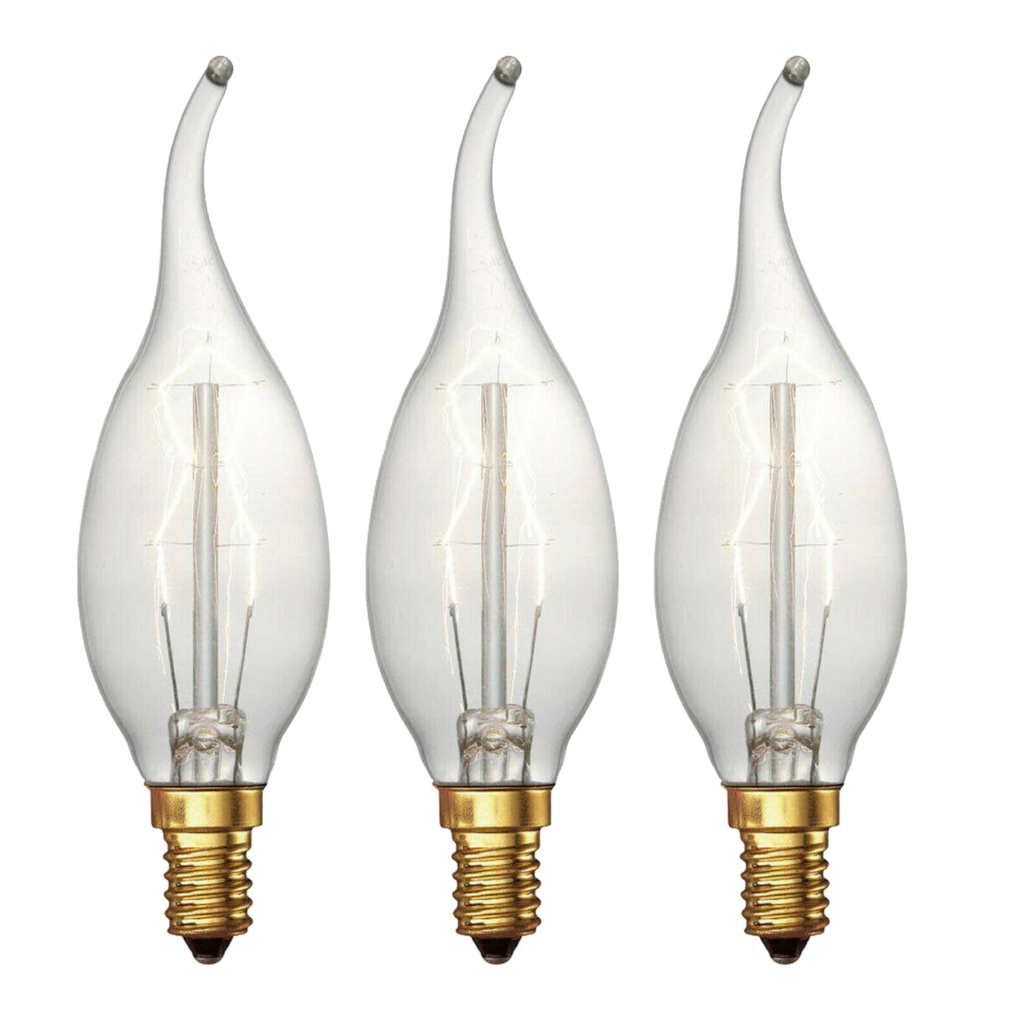 C35 E14 60W Vintage Bulb.3pack