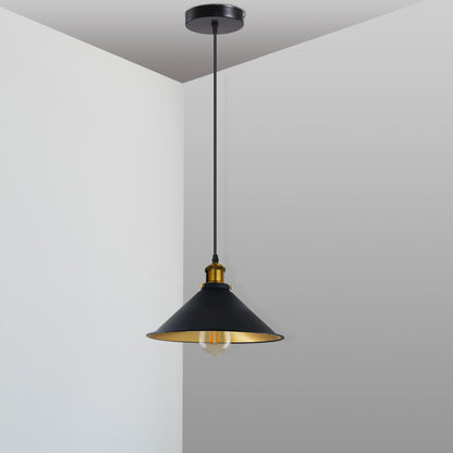 Industrial Cone Shade Single Head Pendant Light
