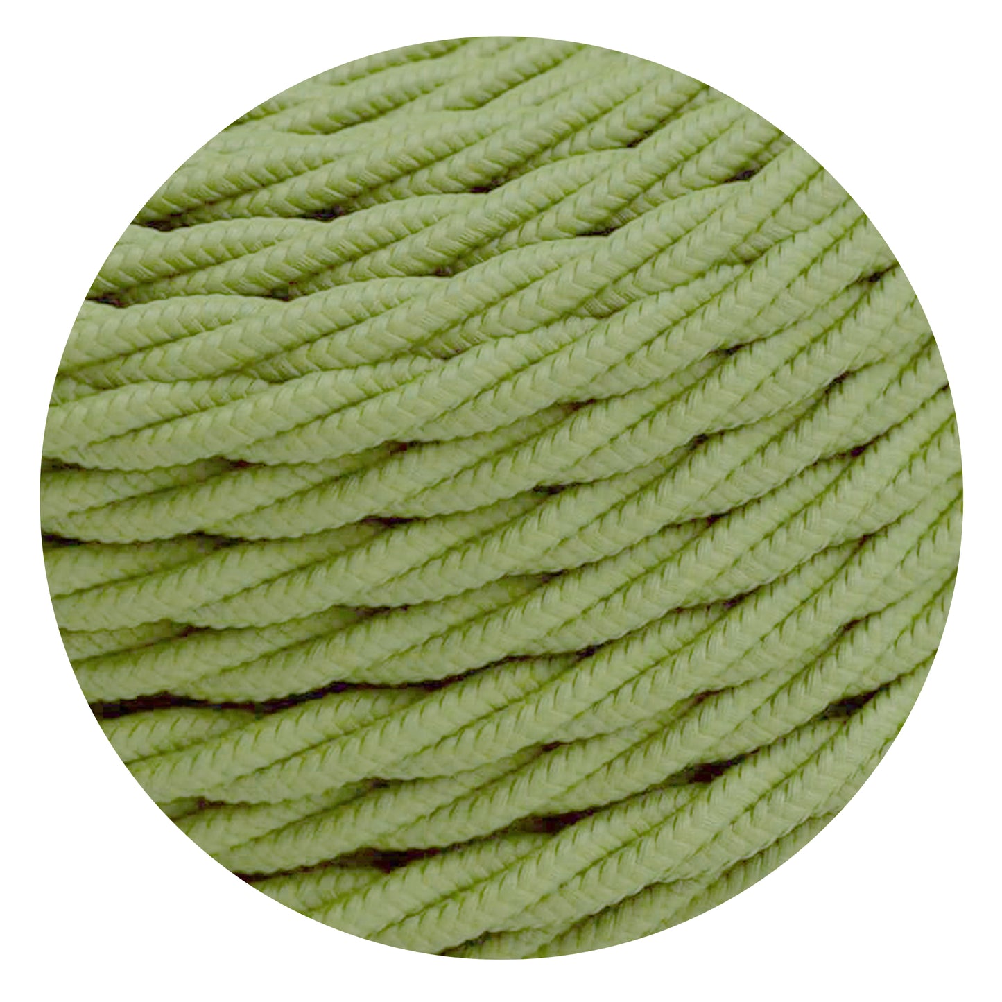 2 Core Twisted Italian Braided Cable, Electrical Fabric Flexible~2080
