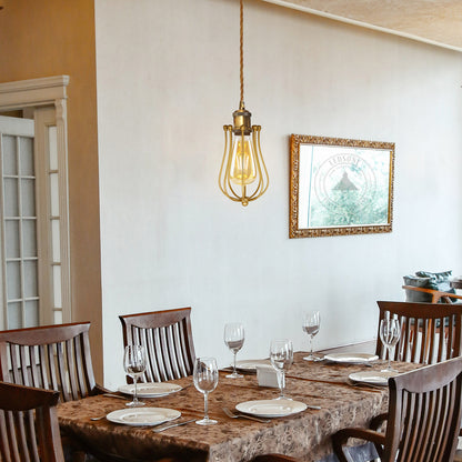 Metal Lampshade light Wire Cage Balloon Shape Home DecorEasy Fit