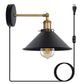 Black Plug-in Wall Light Sconces with Dimmer Switch.JPG