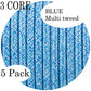 Fabric 0.75mm 3 Core Round Electrical Cable