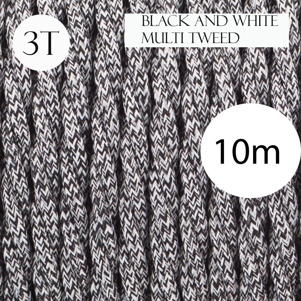 3 Core Twisted Braided Electric Cable