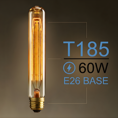 E26 T185 60W Vintage Retro Industrial Filament Bulb 1 / 2 / 3 / 5 pack ~ 1633