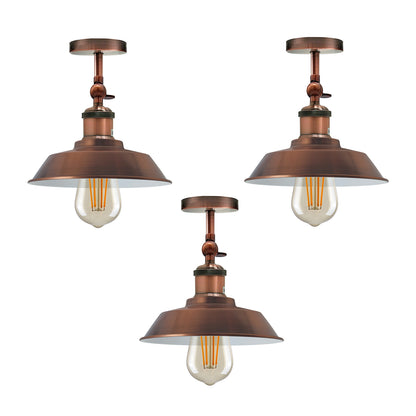 Brushed Copper Flush Mount Ceiling Light