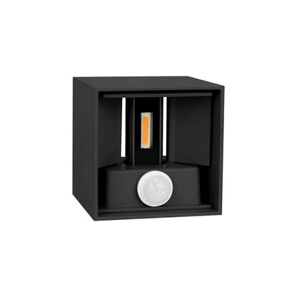 Energy-saving LED outdoor wall light with motion sensor, waterproof