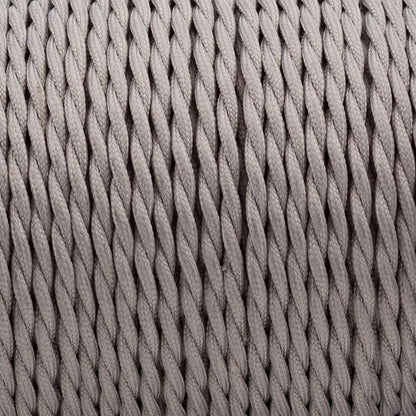 Vintage 3 core Twisted Braided Cable Electrical Fabric Flexible