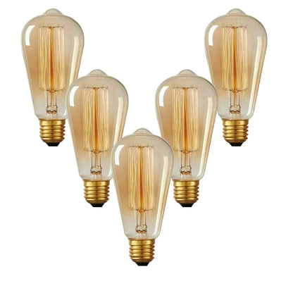 E26 ST64 60W Vintage Retro Industrial Filament Dimmable Bulb~1145