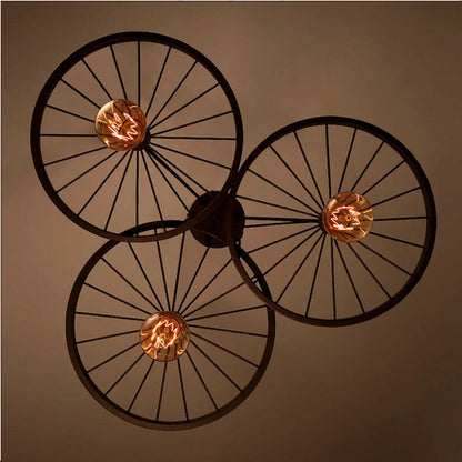 Rustic Red 3-Head wheel Chandelier.JPG