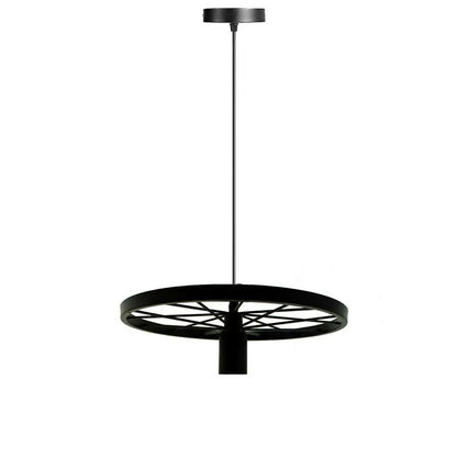 Vintage Industrial Chandelier Ceiling Wheel Light Hanging Pendant~1632