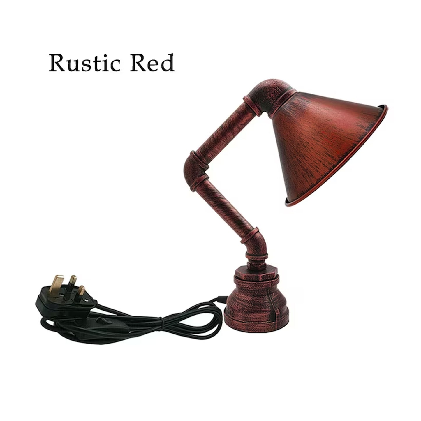 Rustic Table Lamp, Industrial Rustic Style ...