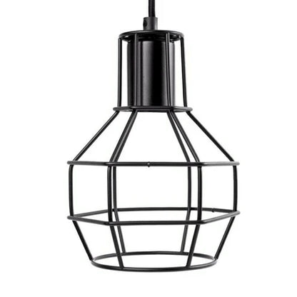 Industrial 5-Head Metal Shade Spider Pendant Light 