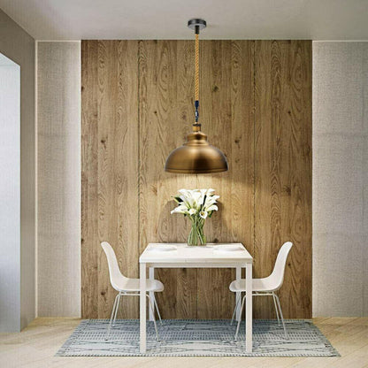 Modern hemp rope pendants - Application image
