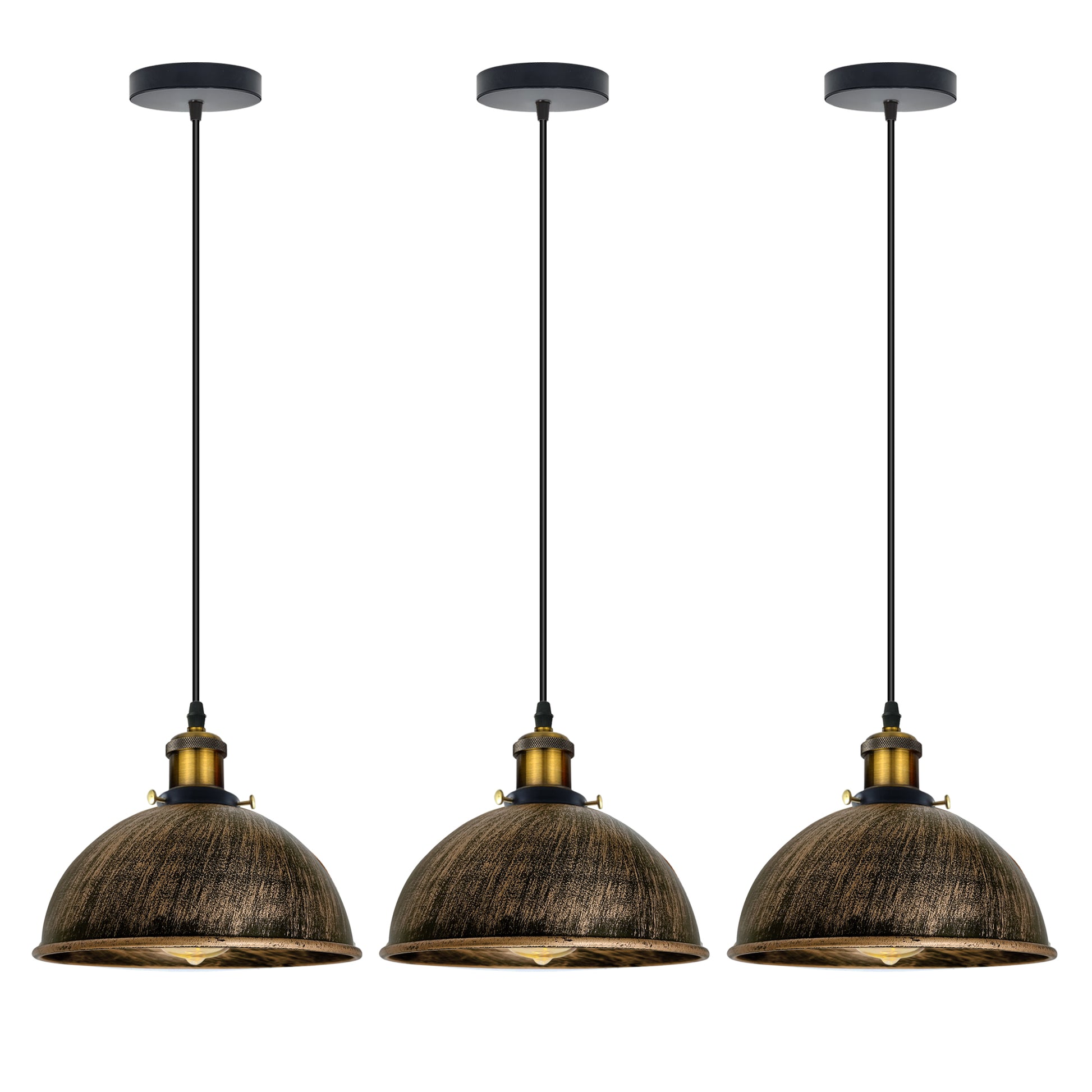  Pendant light Metal Dome Easy Fit