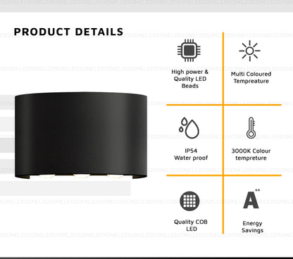 up down exterior wall light