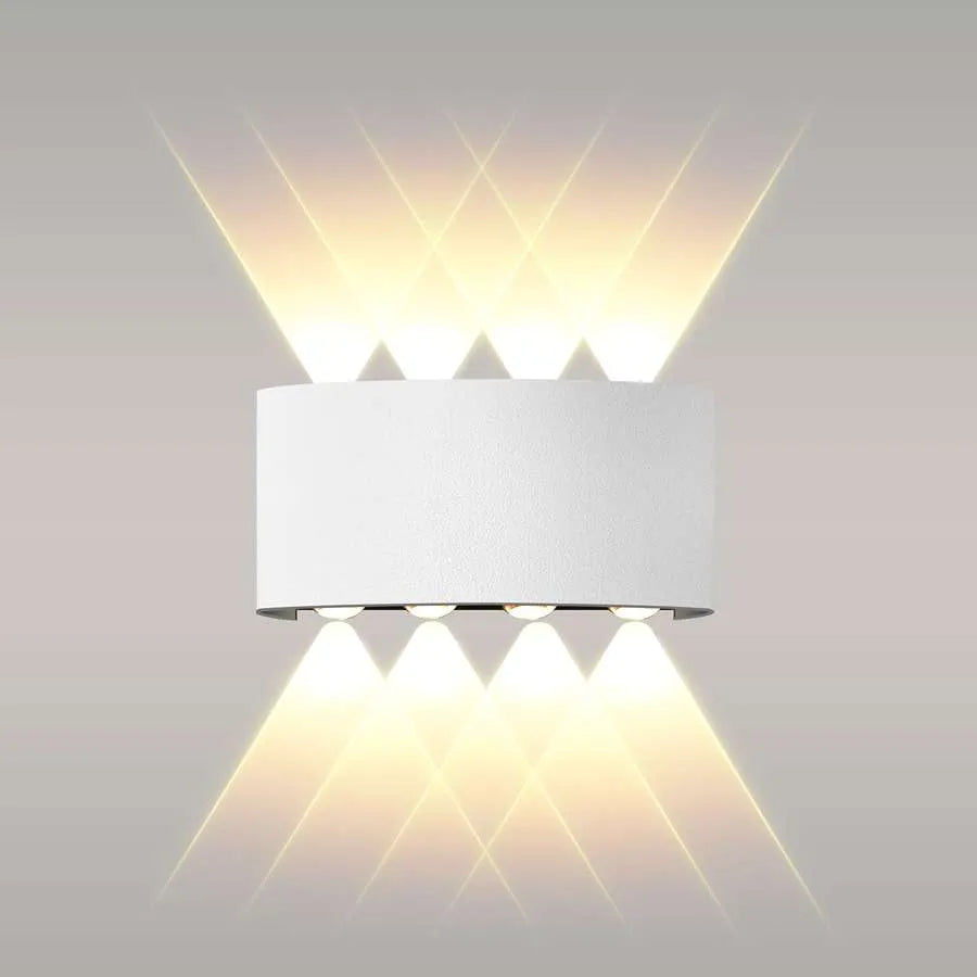 modern up-and-down lights for house exterior