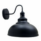 Black wall sconce lamp