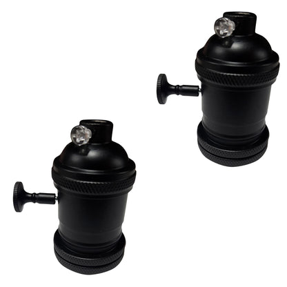 Lamp Holder With Switch And Screw