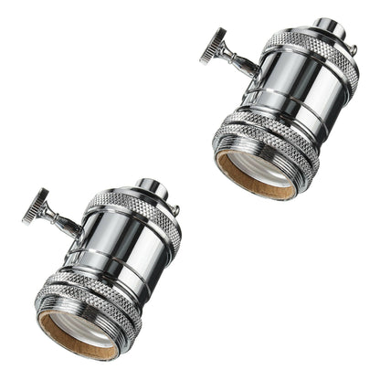 Vintage Metal Bulb Socket Lamp Holder