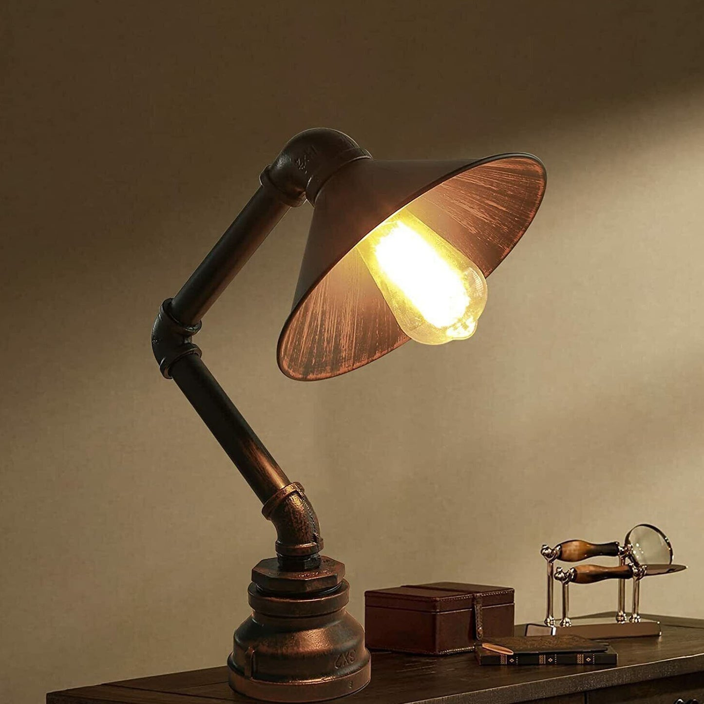 Pipe in a Stylish Desk Lamp ...