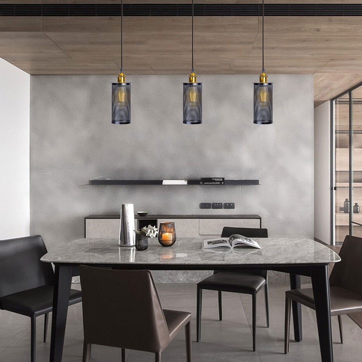 Vintage Modern metal hanging pendant lamp