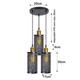 Vintage Industrial Pendant Light Modern Hanging Retro Lamp LED Ceiling Light~1575