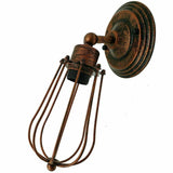 Wall Lamp Industrial Cage Wall Sconce Home Bedroom Bedside Farmhouse~1164