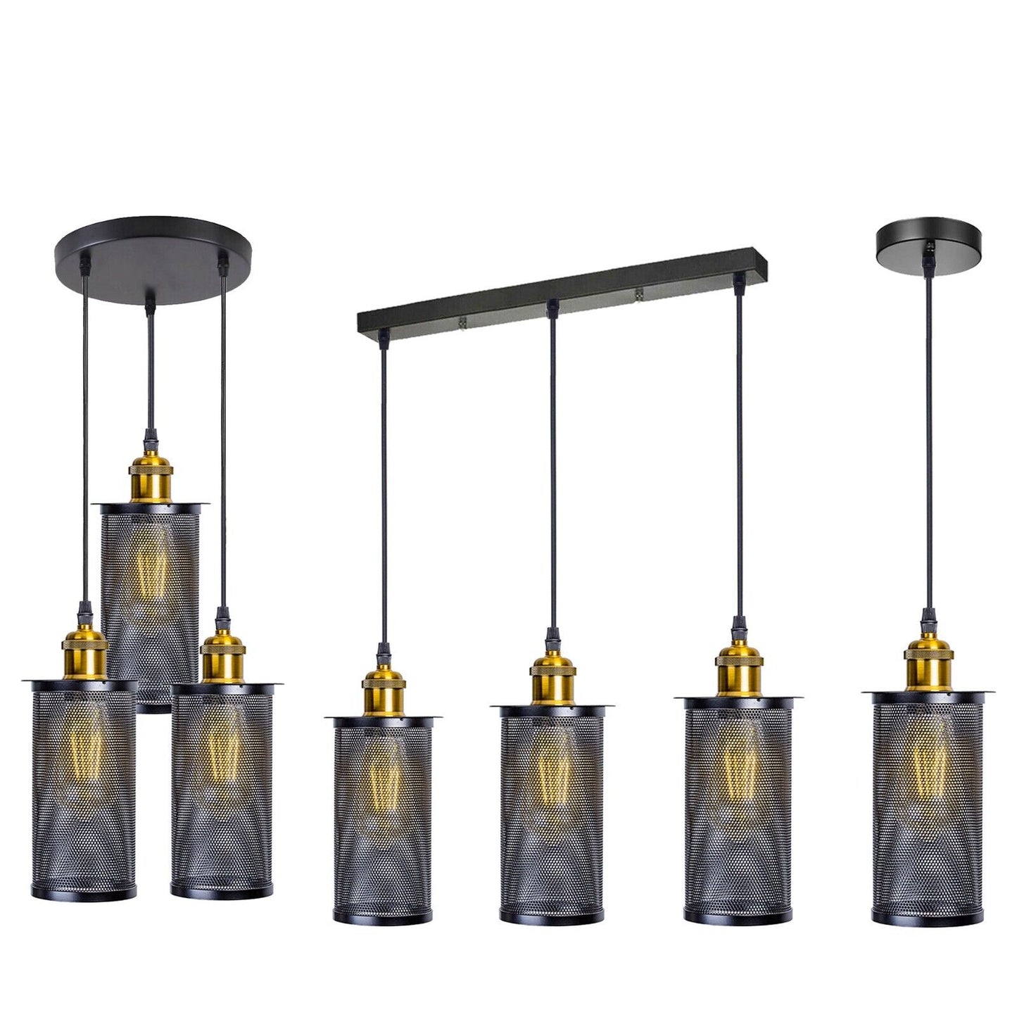 Vintage Modern metal hanging pendant lamp