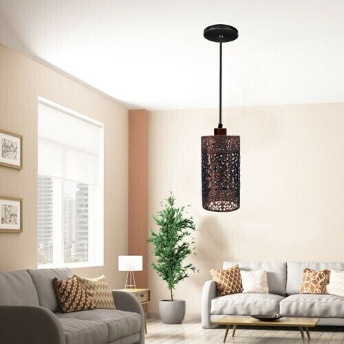 Industrial Pendant lampshade Barrel Shaped Ceiling Lamp Shade