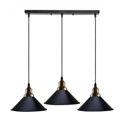 3 light Metal Black Hanging Pendant Light.JPG