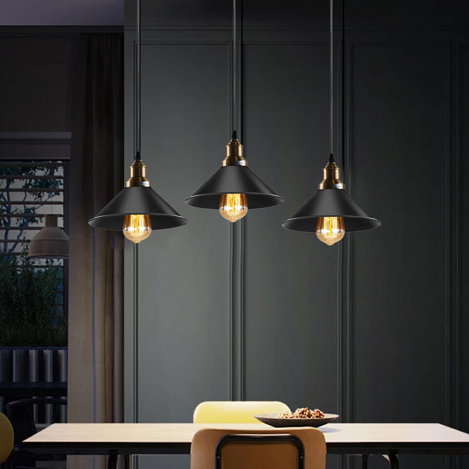 3 light Metal Black Hanging Pendant Light  for dining room.JPG